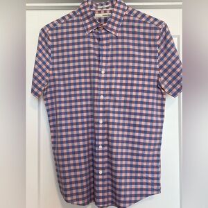 Hawker Rye men’s small short sleeve button down
